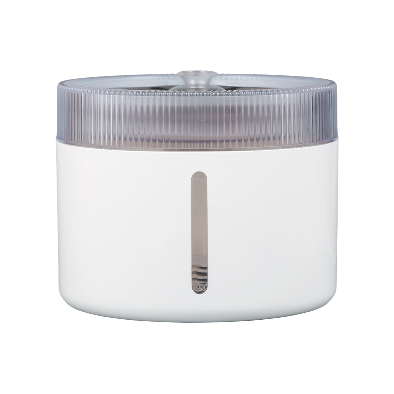 نافورة مياه الحيوانات الأليفة الذكية الأوتوماتيكية بإضاءة ليلية LED